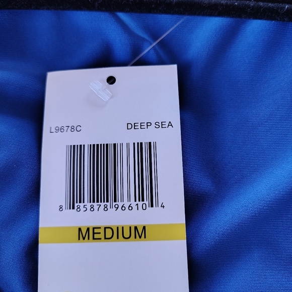 Nina Leonard Deep Sea Blue B Neck Jumpsuit M - Picture 6 of 10